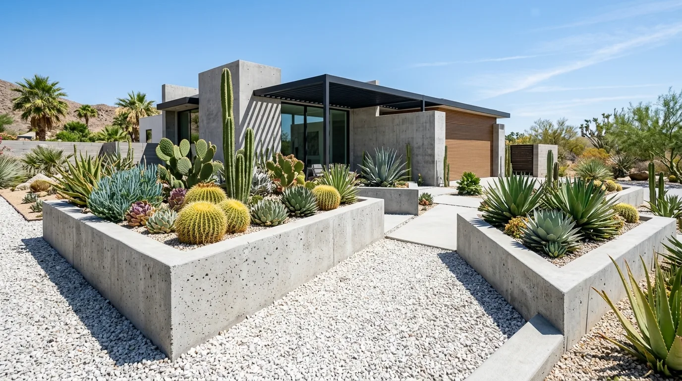 Full Sun Pathway Planting